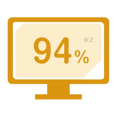 94%※2