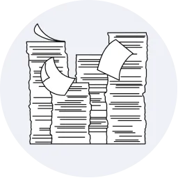 書類のイラスト