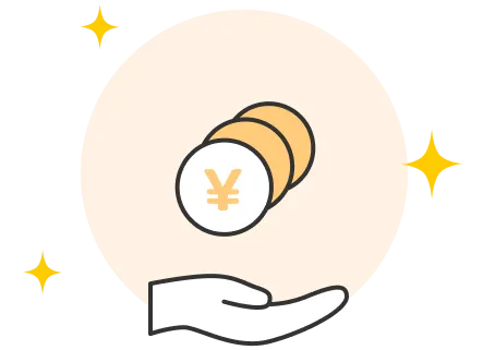 スマホ、パソコン、書類が円で囲まれている