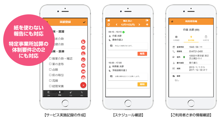 カイポケ訪問記録