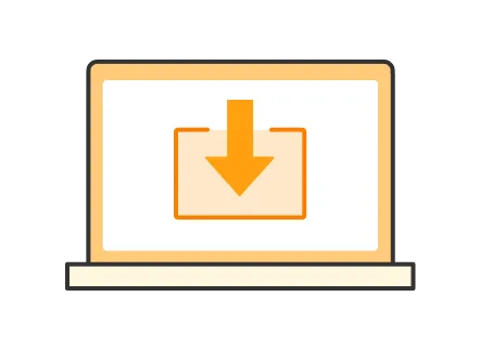 スマホ、パソコン、書類が円で囲まれている