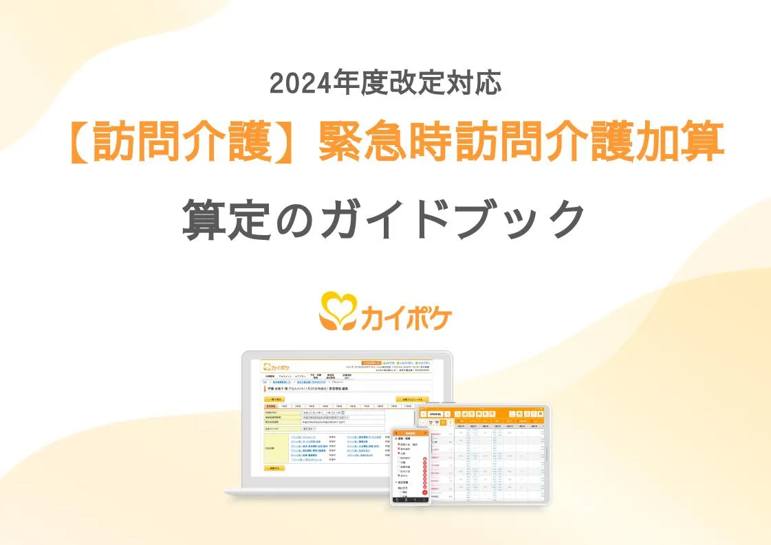 緊急時訪問介護加算の資料