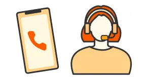 コールセンターのイラスト