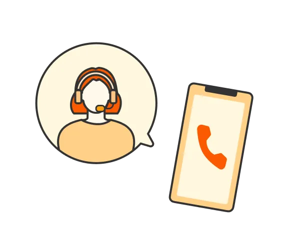 コールセンターのイラスト