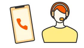コールセンターのイラスト
